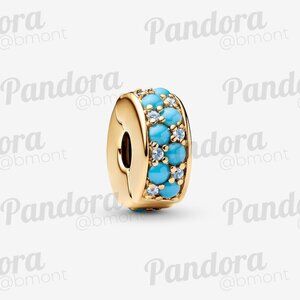Pandora Aqua Blue Clip Charm